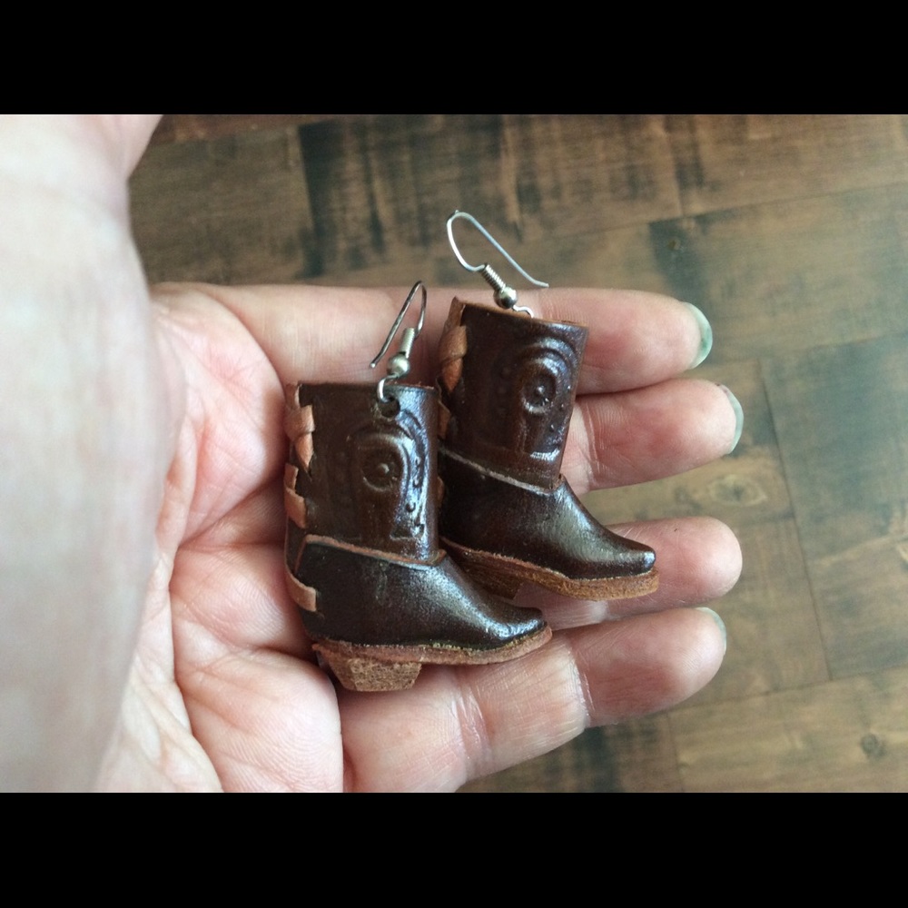 These boots 👢 were made for walkin’ earrings